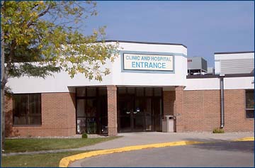 Entrance to clinic/hospital