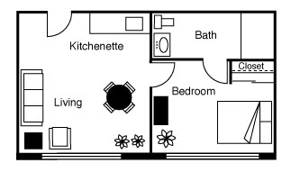 2 room suite